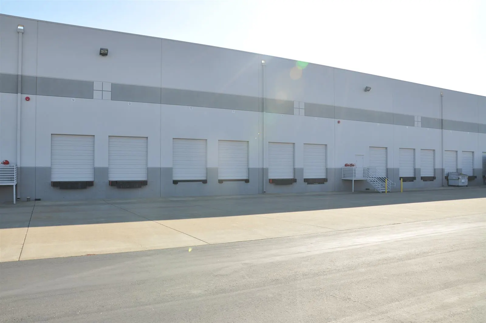 Brand Warehouse loading docks at the Rocklin, California fulfillment facility